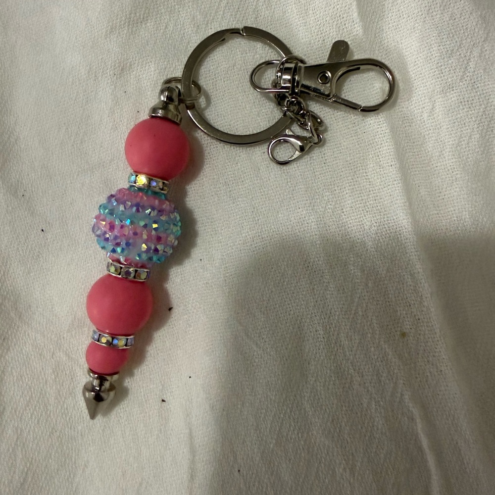 Colorful Beaded Keychain - Picture 2 of 16